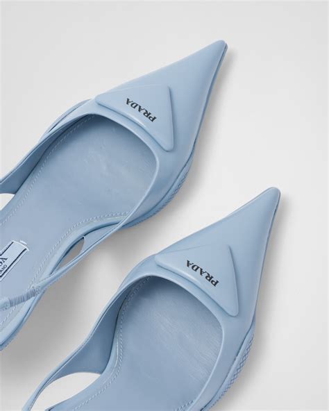prada baby blue shoes